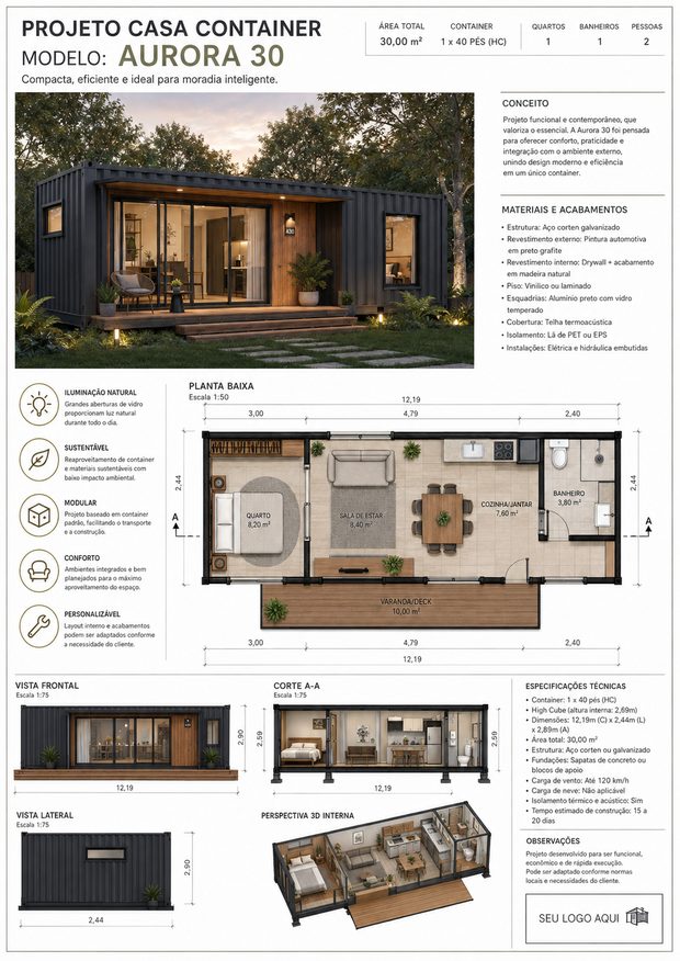 Projeto de casa container 2