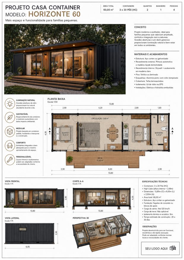 Projeto de casa container 5
