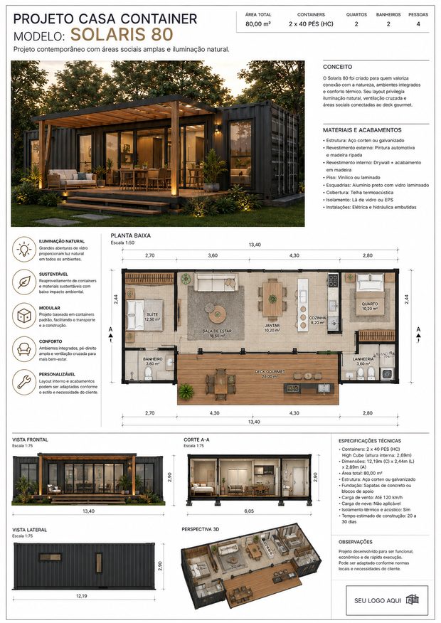 Projeto de casa container 6